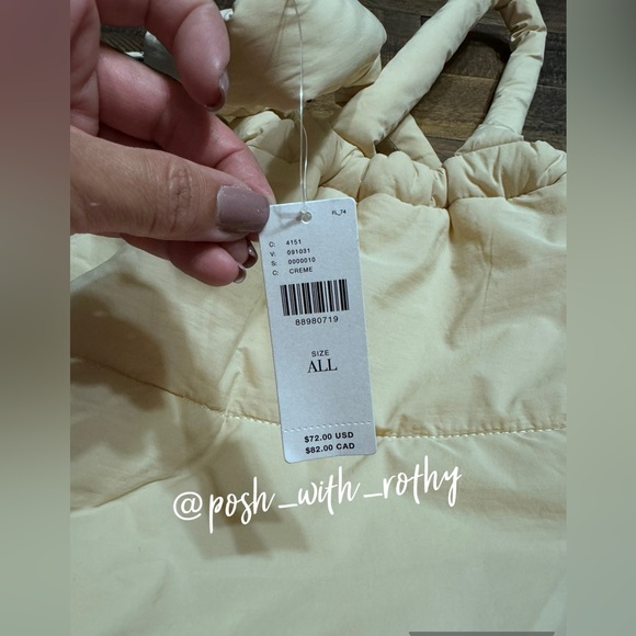 Anthropologie Nylon On the Go Tote, NWT - Picture 7 of 9